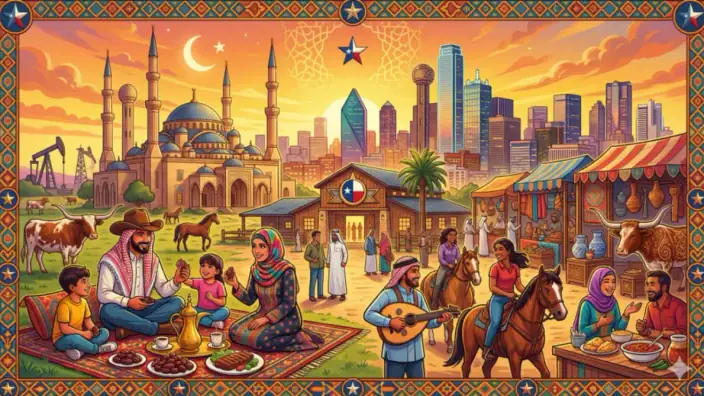 العرب في ولاية تكساس 2026: دليل شامل للجالية العربية والحياة والفرص وأفضل المدن