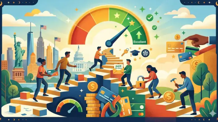كيف أبني Credit Score في أمريكا من الصفر 2026؟ دليل شامل لبناء الائتمان للمهاجرين الجدد