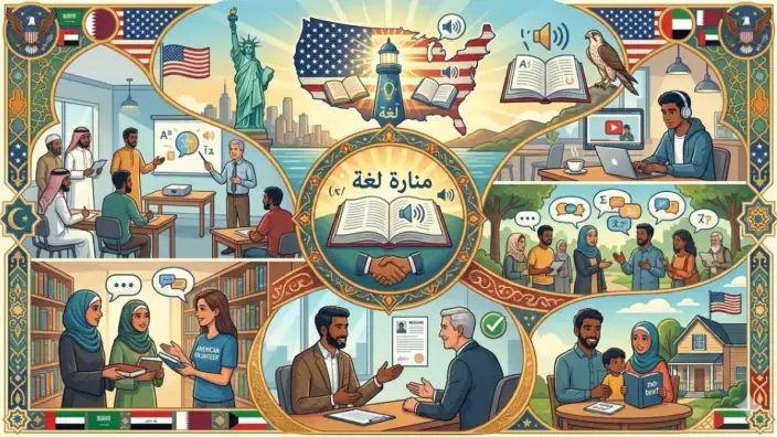 كيف أتعلم الإنجليزية بسرعة مجاناً في أمريكا 2026؟ دليل شامل من الصفر إلى الإتقان
