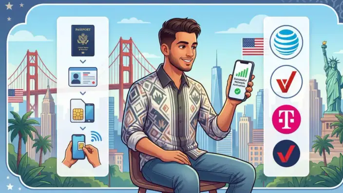 كيف أفتح خط هاتف في أمريكا 2026؟ دليل شامل لأفضل شركات الاتصالات والخطط للمهاجرين الجدد