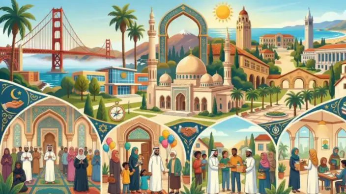 مساجد كاليفورنيا 2026: الدليل الشامل لأهم 50 مركزاً إسلامياً بالعناوين والخدمات [خريطة كاملة]