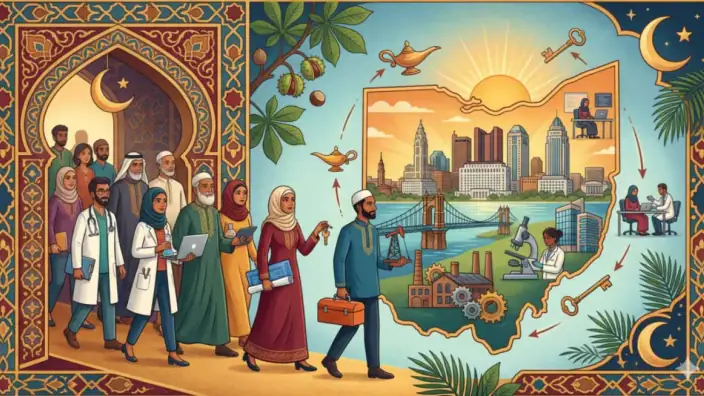 العمل في ولاية أوهايو 2026: دليل شامل للوظائف والرواتب وفرص المهاجرين وأسرار القبول